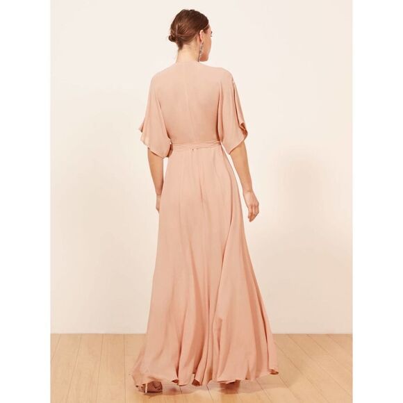 Reformation Winslow Dress blush M - Picture 2 of 12